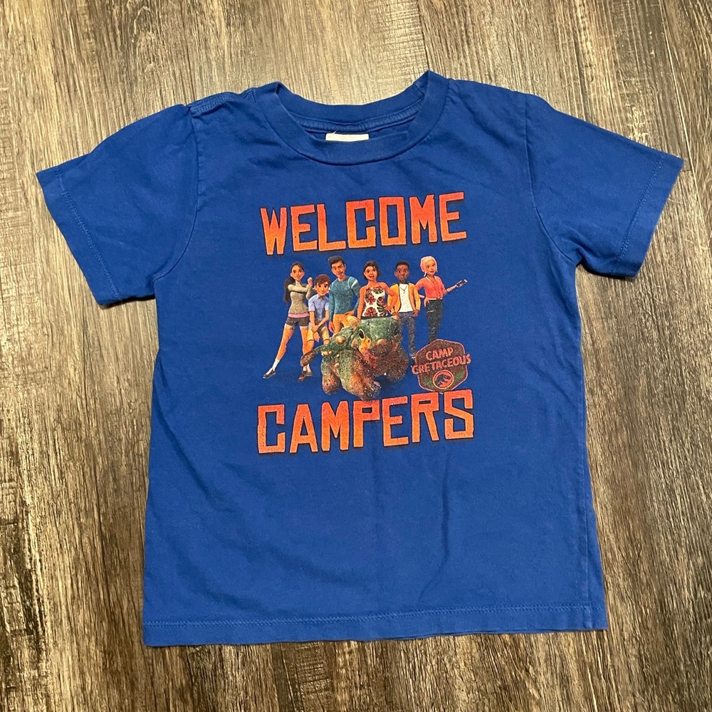 Camp Cretaceous Welcome Campers Tee 4T